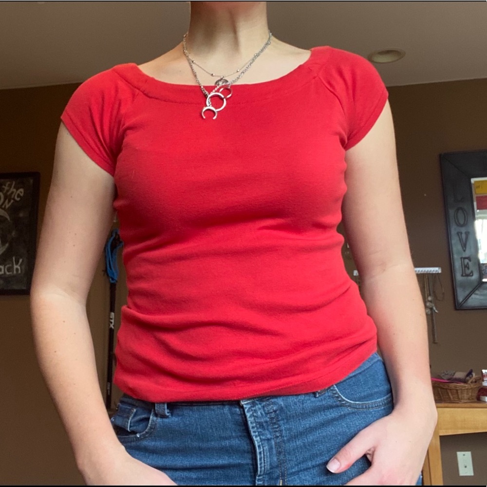 RALPH LAUREN Red Cotton Shirt